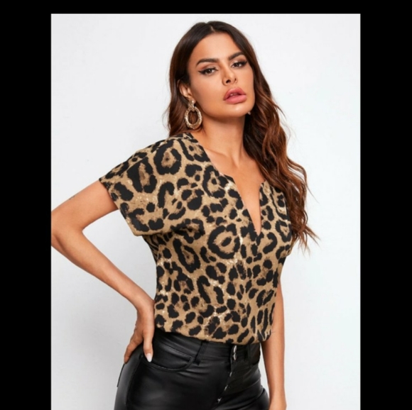 Leopard blouse - Picture 1 of 2